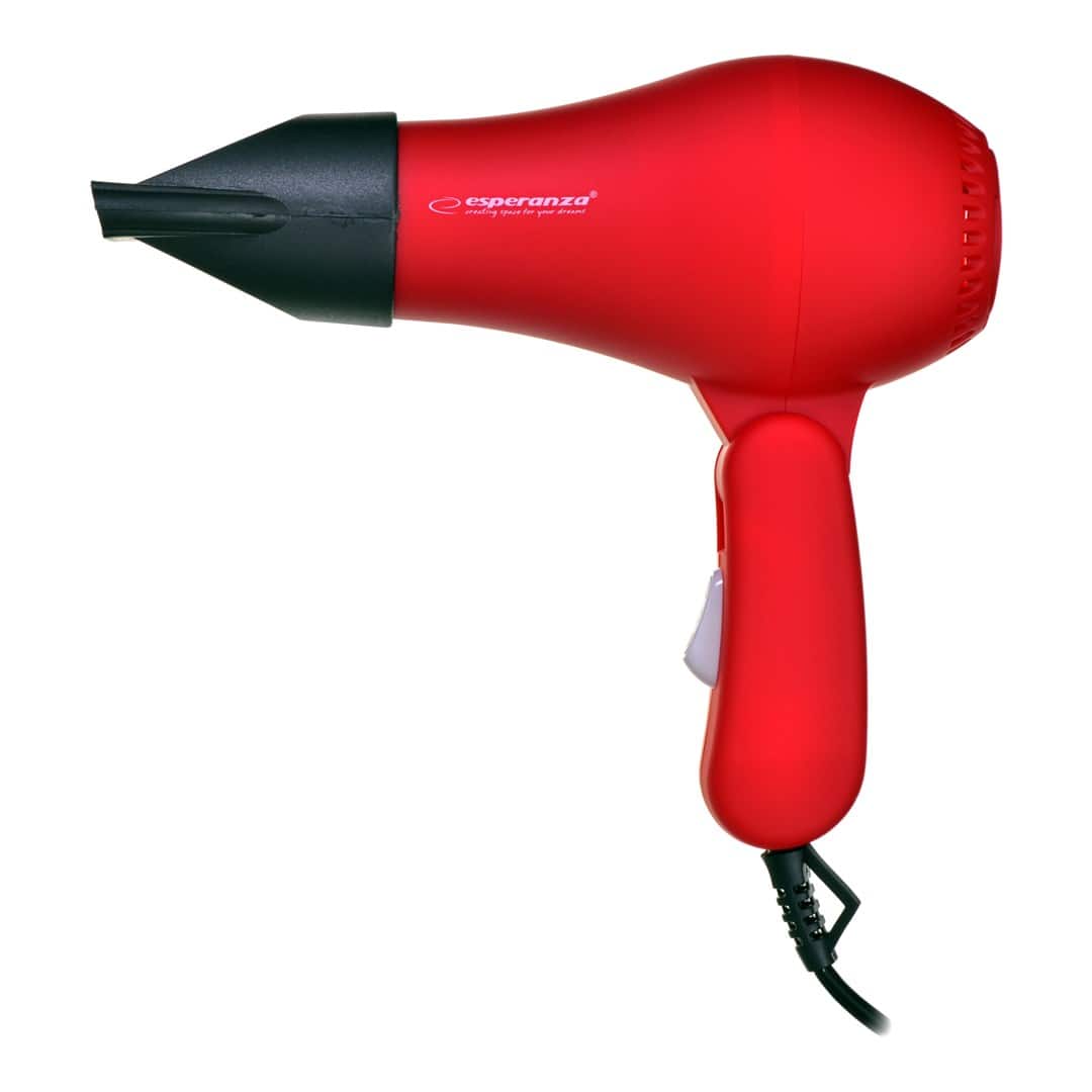 Suszarka do włosów Esperanza AURORA EBH003R (750W; kolor czerwony) — zdjęcie 1 z 4