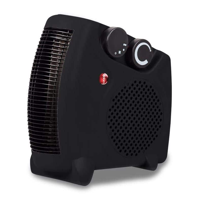 ELDOM TERMOWENTYLATOR HL8C TERMII 2000W,CZARNY,PŁYNNA REGULACJA TEMPERATURY ,TERMOSTAT, ZIMNY NAWIEW — zdjęcie 1 z 6