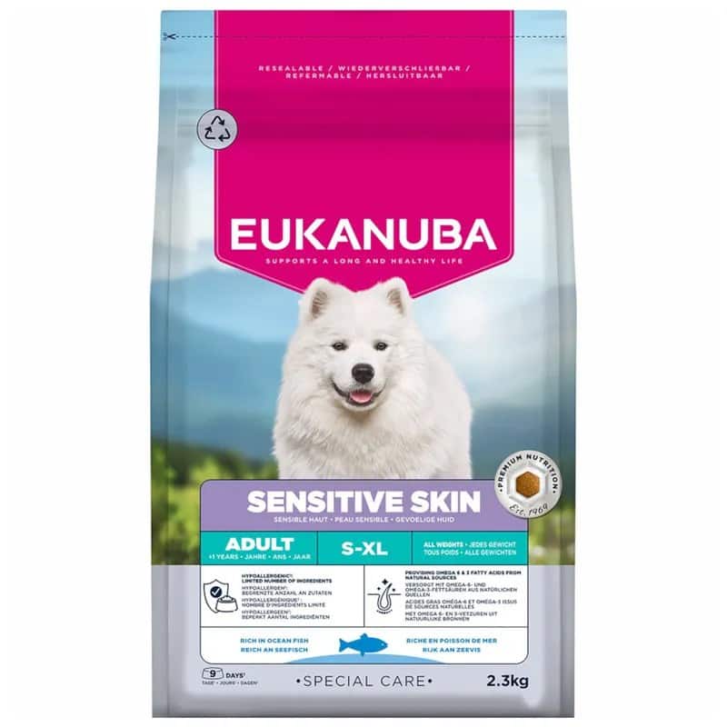 Eukanuba Special Care Adult Sensitive Skin Sucha Karma dla psa 2,3kg — zdjęcie 1 z 4