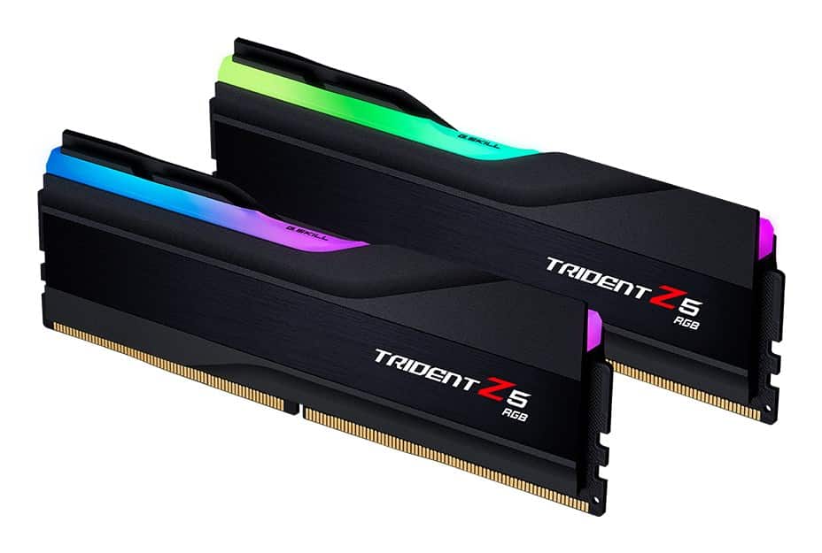 G.SKILL TRIDENT Z5 RGB DDR5 2X32GB 6800MHZ CL34 XMP3 BLACK F5-6800J3445G32GX2-TZ5RK — zdjęcie 1 z 5