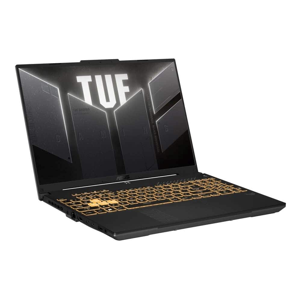 ASUS TUF Gaming F16 FX607VJB-RL143W Core 5 210H 16.0"FHD+ 144Hz IPS-level 300nits AG 16GB DDR5 5600 SSD512 GeForce RTX 3050 6GB Cam720P 56WHrs Win11 Aluminum Mecha Gray — zdjęcie 1 z 5