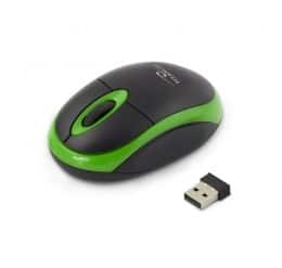 Mysz TITANUM VULTURE TM116G (optyczna; 1000 DPI; kolor czarno-zielony) — zdjęcie 1 z 2