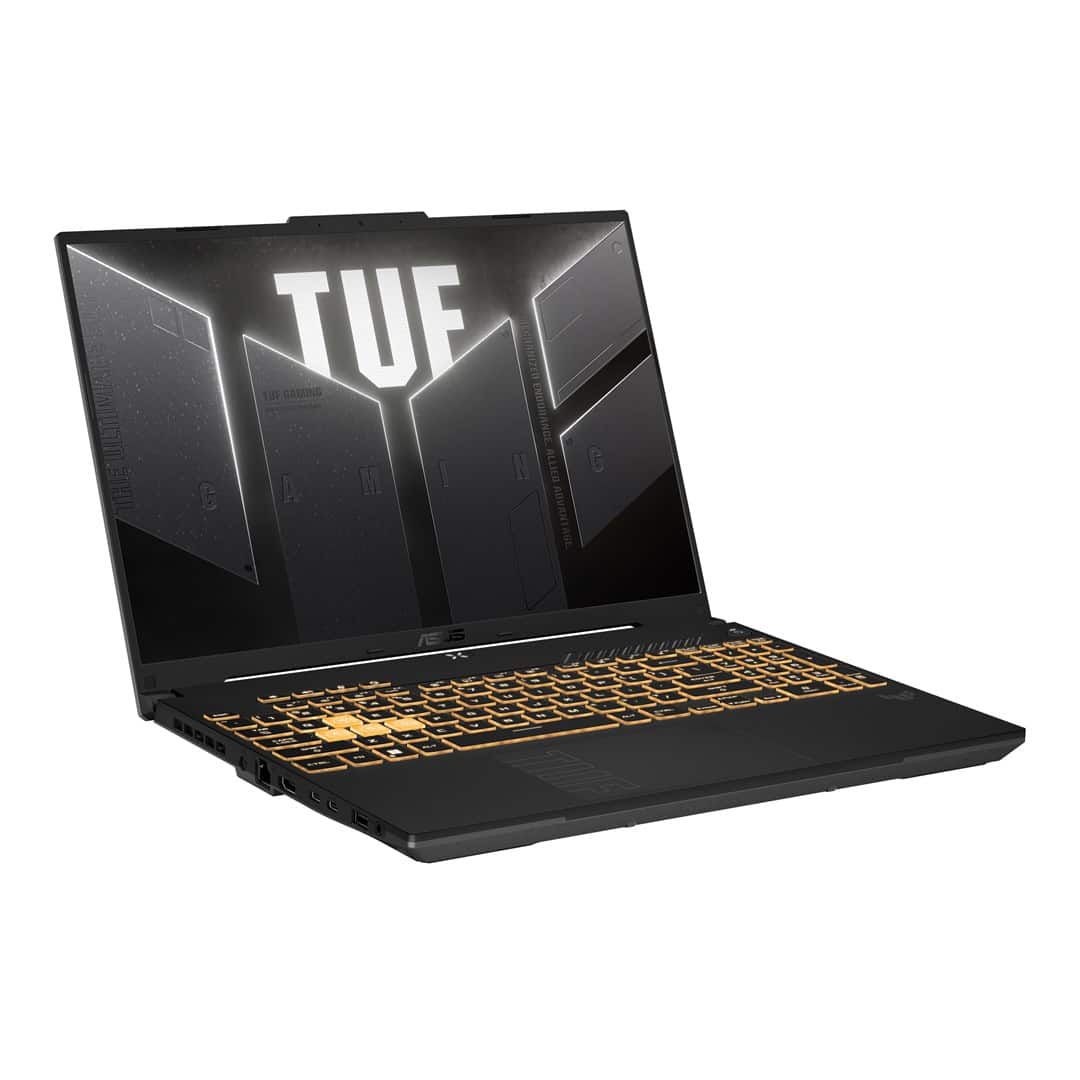 ASUS TUF Gaming F16 FX607VJB-RL145 Core 5 210H 16.0"FHD+ 144Hz IPS-level 300nits AG 16GB DDR5 5600 SSD512 GeForce RTX 3050 6GB Cam720P 56WHrs NoOS Aluminum Mecha Gray — zdjęcie 1 z 8