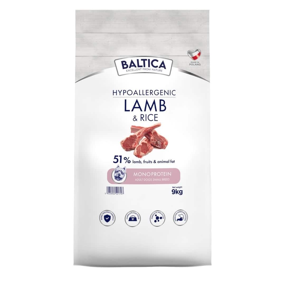 BALTICA Nutraceutic Adult Lamb&Rice XS/S 9kg