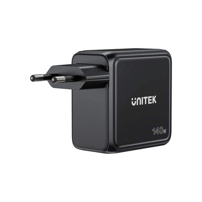 UNITEK ŁADOWARKA GAN Z WYŚWIETLACZEM 140W 3XUSB-C — zdjęcie 1 z 3