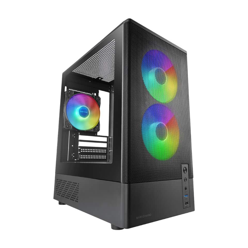 TACENS MARS MC-ONYX 3xARGB mATX- obudowa/cases — zdjęcie 1 z 4