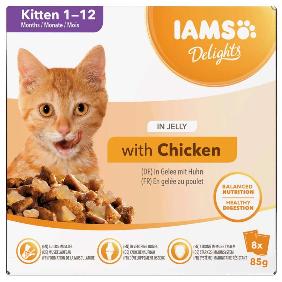 IAMS Delights Kitten in Jelly 8x85g