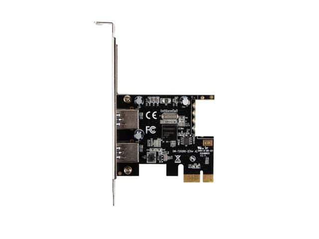 LANBERG KARTA PCI-E X1 -> 2X USB-A 3.1 GEN1 ŚLEDŹ LOW PROFILE PCE-US3-002 — zdjęcie 1 z 3