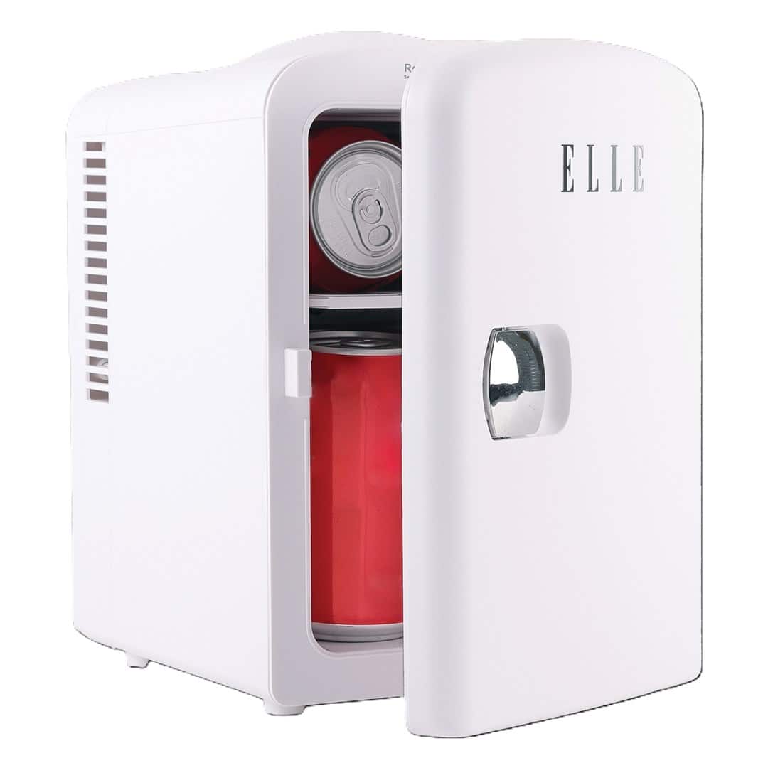 Mini lodówka ELLE Home ESDAF101WHEU 4L biała — zdjęcie 1 z 3