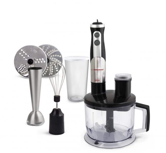 Blender ręczny Esperanza Crema EKM004 (800W; kolor czarny) (OUTLET)