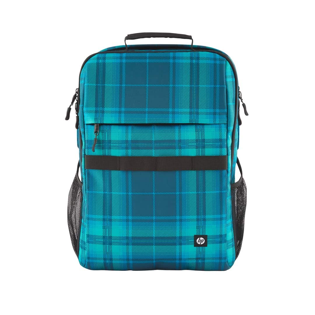 Plecak HP Campus XL do notebooka 16" 7J594AA Niebiesko-Turkusowa krata — zdjęcie 1 z 8