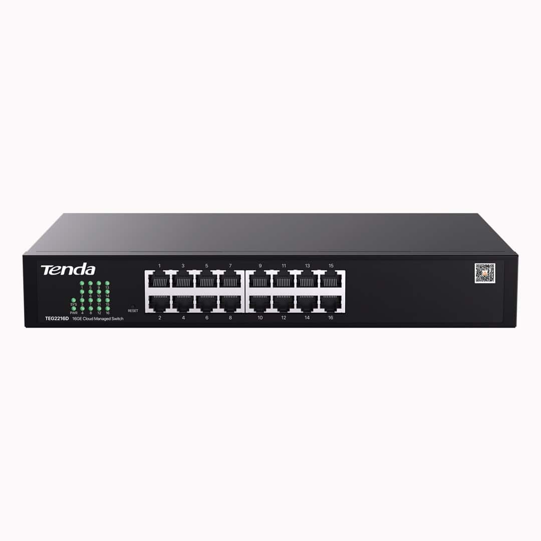 Switch Tenda TEG2216D 16GE Cloud — zdjęcie 1 z 3