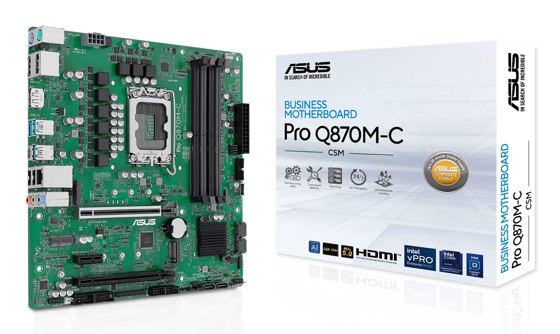 Płyta główna Asus PRO Q870M-C-CSM — zdjęcie 1 z 6