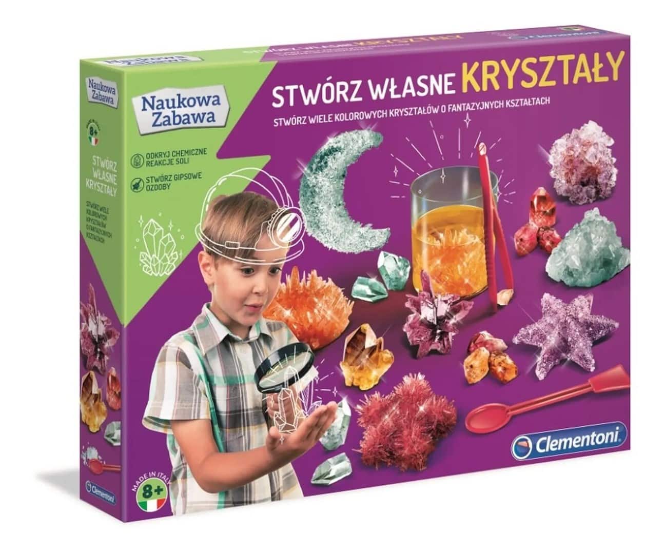 Zestaw Clementoni - Stwórz własne kryształy — zdjęcie 1 z 5