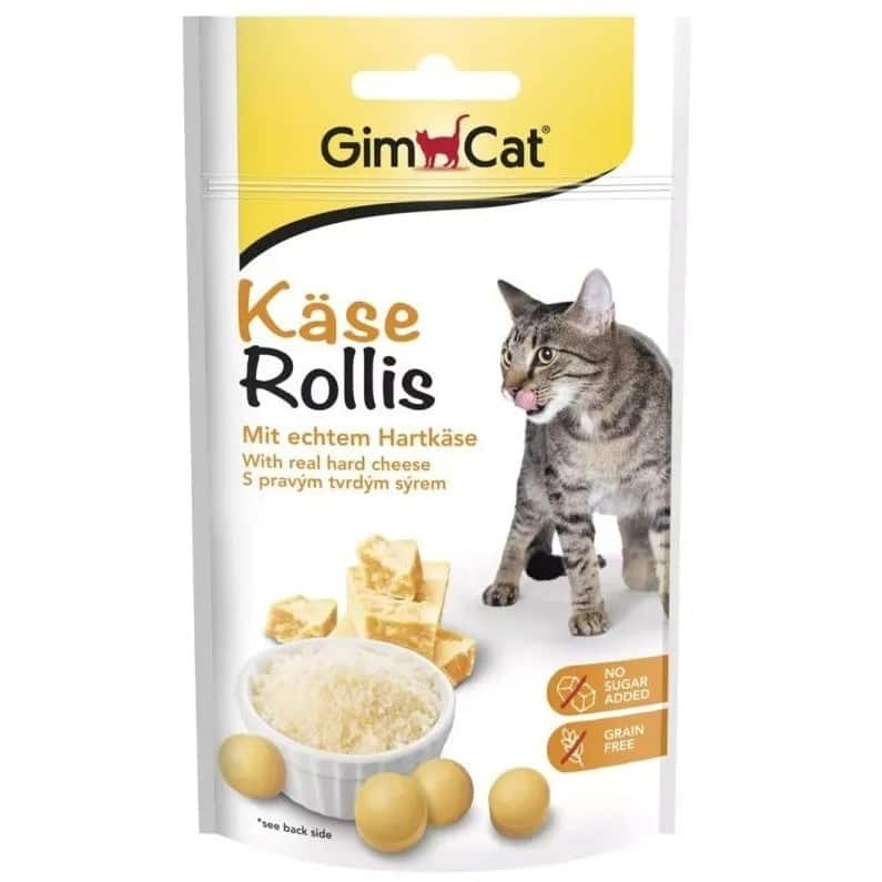 GimCat KaseRollis Chrupiące serowe kąski 40g