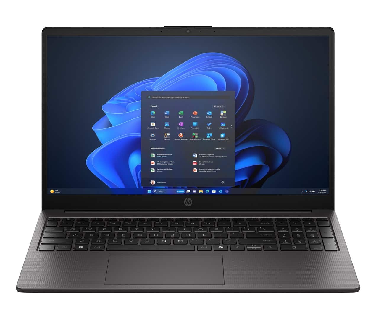 HP 255R G10 Ryzen 7 7735U 15,6"FHD 250nits AG 16GB DDR5 4800 SSD512 Radeon 680M 41Wh W11Pro 3Y OnSite — zdjęcie 1 z 6