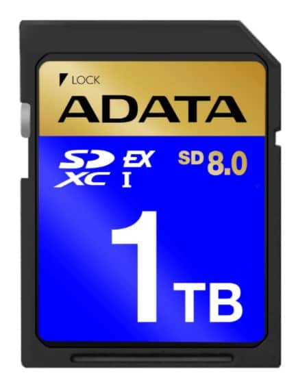 ADATA Technology 1TB SDXC SD8.0 EXPRESS Memory Card — zdjęcie 1 z 3