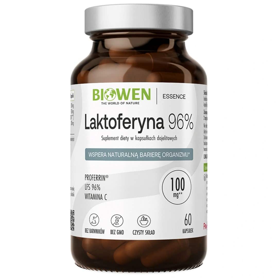 BIOWEN Laktoferyna 96% - 60kaps. — zdjęcie 1 z 2