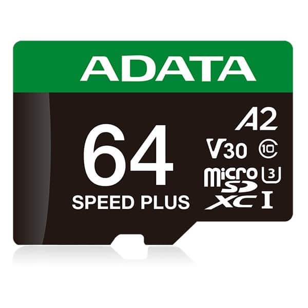 ADATA Speed Plus MicroSDXC 64 GB Class 3 UHS-I/U3 A2 V30 — zdjęcie 1 z 8