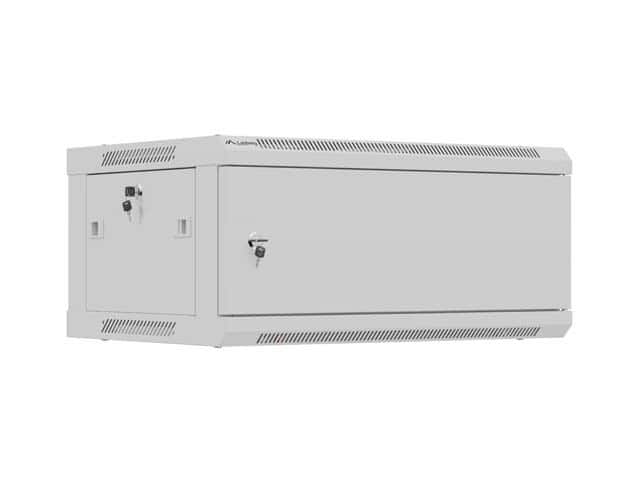 LANBERG SZAFA INSTALACYJNA RACK WISZĄCA 19" 4U 600X450 SZARA DRZWI METALOWE (FLAT PACK) — zdjęcie 1 z 8