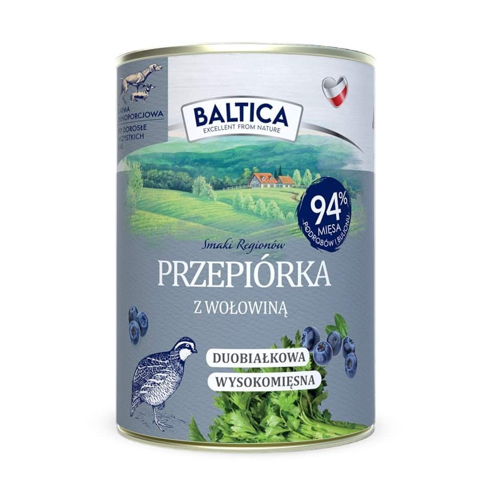 BALTICA SMAKI REGIONÓW Przepiórka z wołowiną 400g