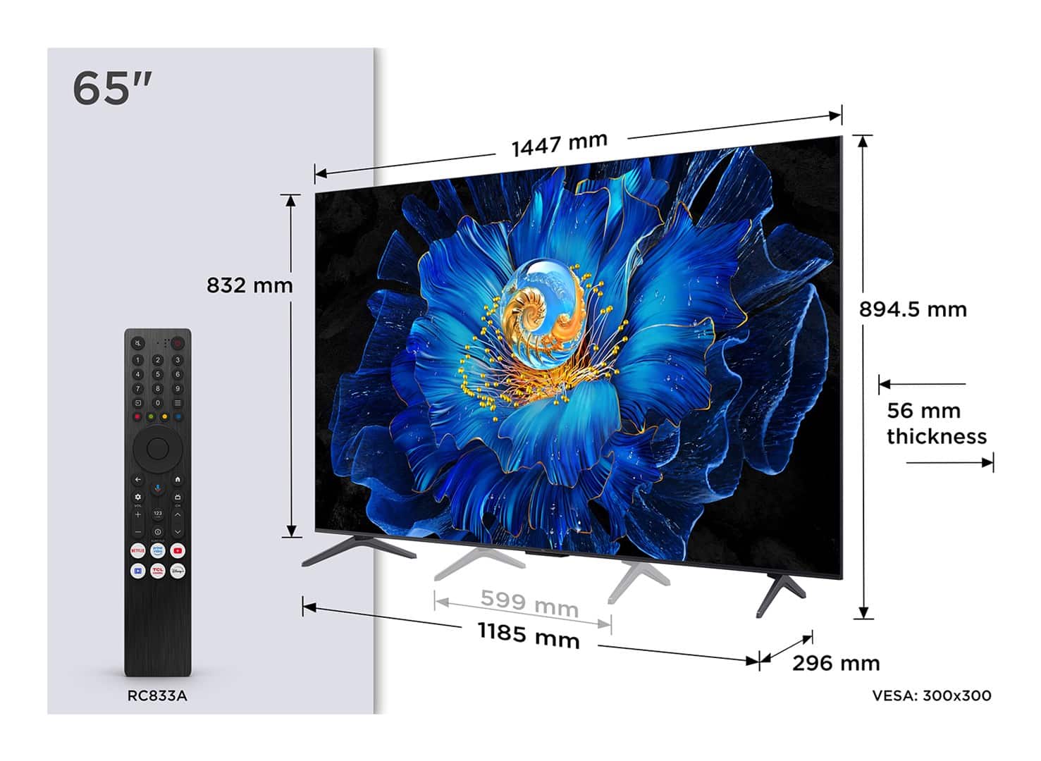 Telewizor 65" TCL 65C69KS — zdjęcie 1 z 7