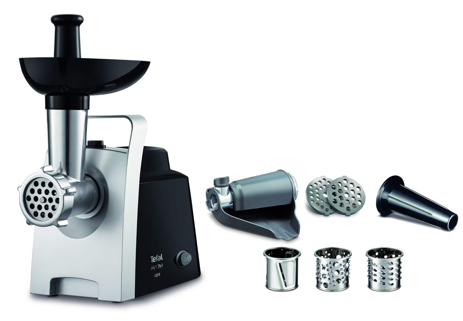 Maszynka do mielenia mięsa Tefal NE109838 (1400W; chrom, kolor srebrny) — zdjęcie 1 z 8