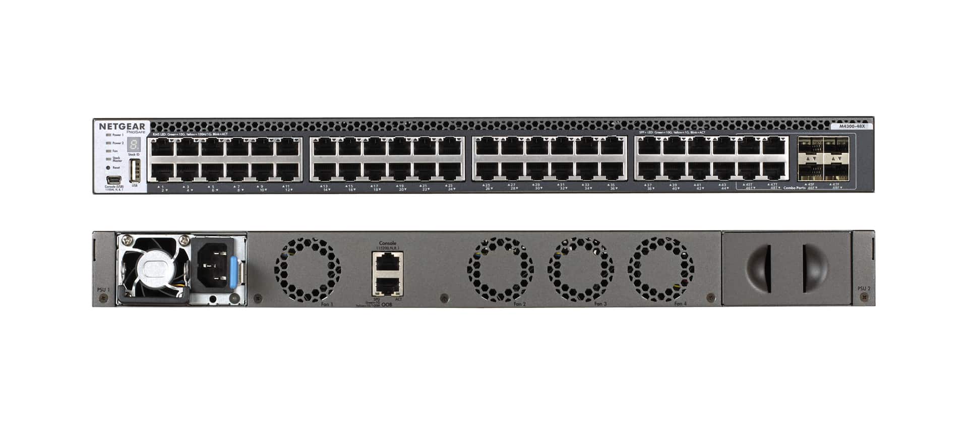 Switch Netgear XSM4348CS-100NES 48p  Managed 10G(Multigigabit)