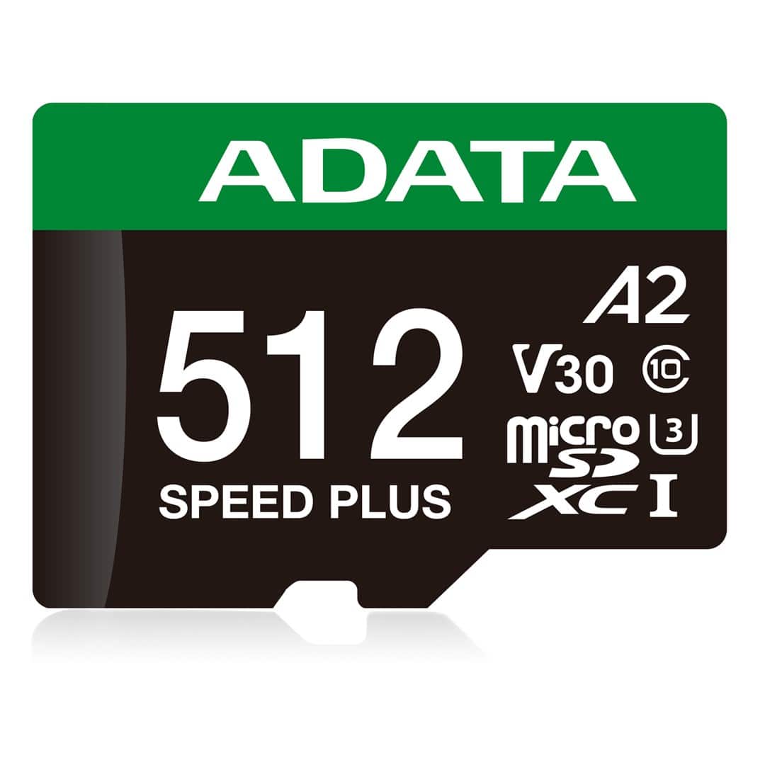 ADATA Speed Plus MicroSDXC 512 GB Class 3 UHS-I/U3 A2 V30 — zdjęcie 1 z 8