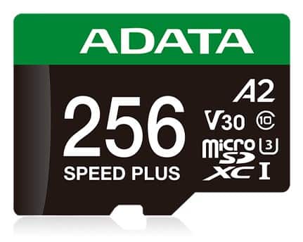ADATA Speed Plus MicroSDXC 256 GB Class 3 UHS-I/U3 A2 V30 — zdjęcie 1 z 8