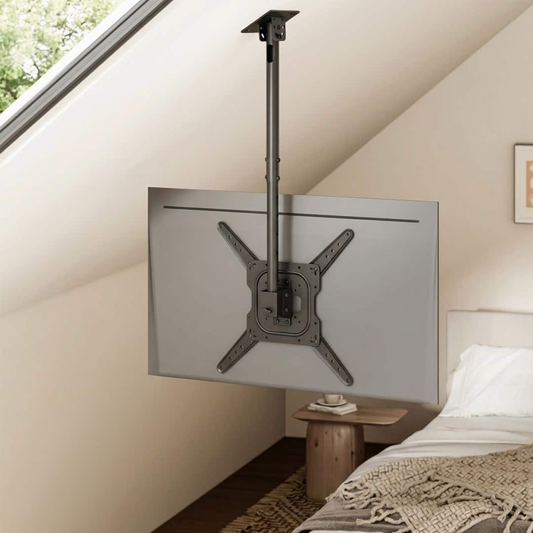 MACLEAN UCHWYT / WIESZAK SUFITOWY DLA TV, MAX. OBCIĄŻENIE 35KG, 23-55", MAX VESA 400X400 MC-174 — zdjęcie 1 z 8