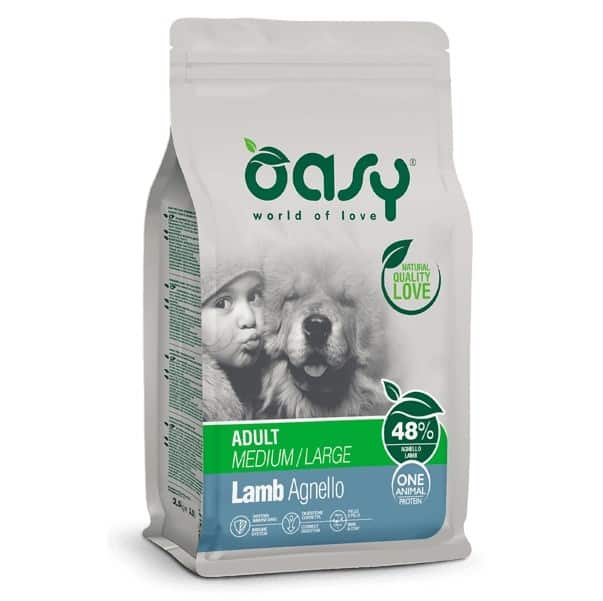 Oasy One Animal Protein Adult M/L Lamb 12kg
