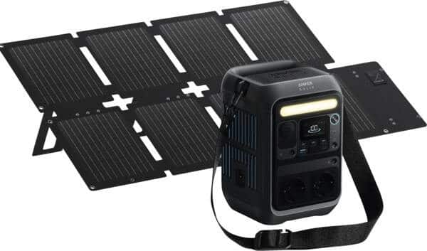 Zestaw Przenośna stacja zasilania Anker Solix C300X 288Wh 300W + Panel solarny PS60 60W