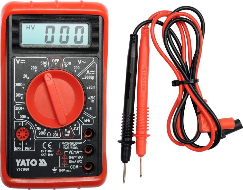 Miernik cyfrowy  YATO  YT-73080 — zdjęcie 1 z 2