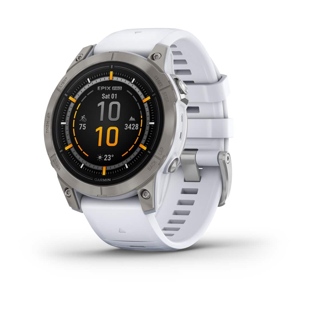 Zegarek sportowy Garmin Epix Pro Gen 2 Sapphire 47mm Titanium Whitestone — zdjęcie 1 z 8