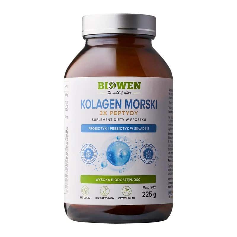 BIOWEN Kolagen Morski - 3X PEPTYDY - 225g — zdjęcie 1 z 2