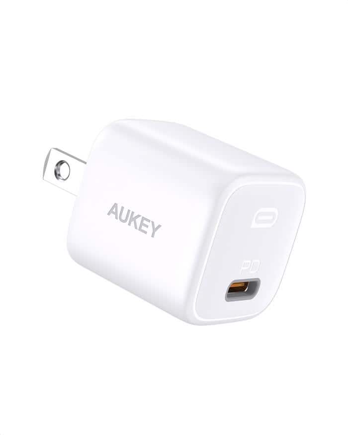 AUKEY PA-B1 WHITE ŁADOWARKA SIECIOWA 20W USB-C PD — zdjęcie 1 z 4
