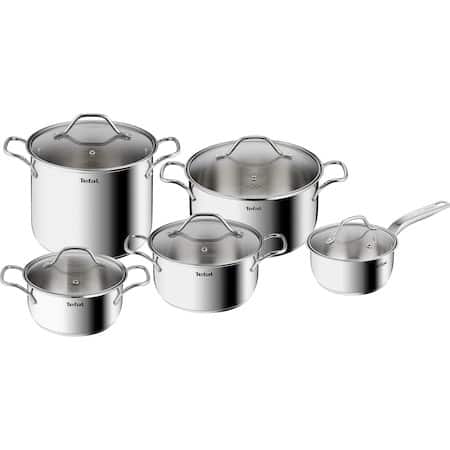 Zestaw garnków TEFAL Intuition 10 elem. B864SA74 — zdjęcie 1 z 5