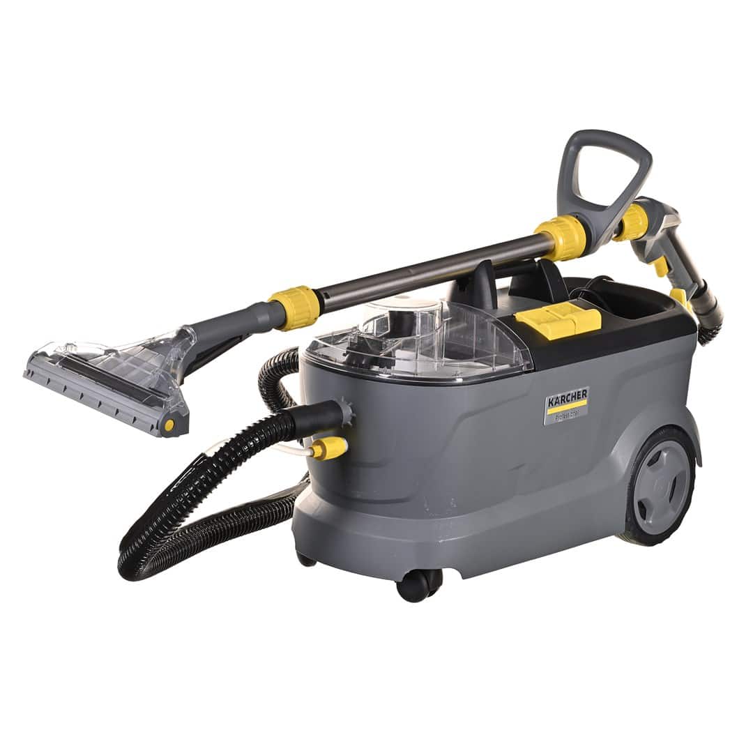 Odkurzacz piorący KARCHER Puzzi 10/1 1.100-130.0 (1250W; kolor szary) (WYPRZEDAŻ) — zdjęcie 1 z 8