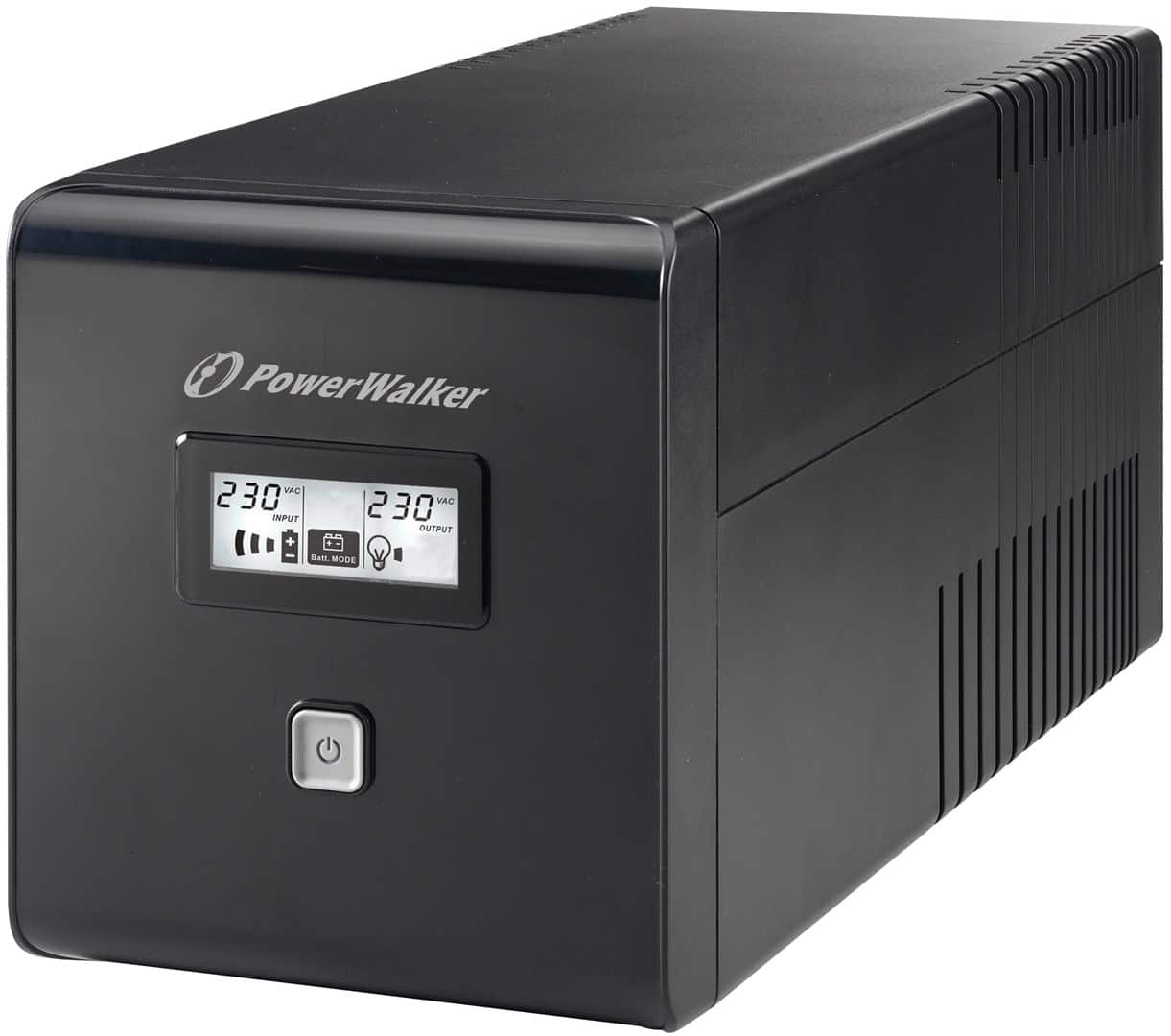 POWER WALKER UPS LINE-IN VI 1000 LCD 1000VA, 2X SCHUKO+2X IEC C13, RJ11/45, USB, LCD — zdjęcie 1 z 4