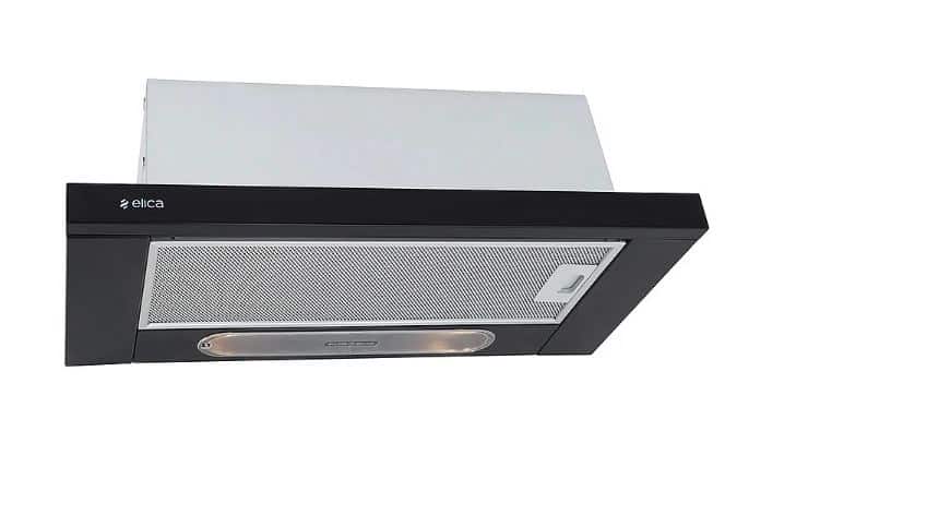 Okap teleskopowy ELICA ELITE 14 LUX 60 cm | sterowanie dotykowe | LED | czarny (OUTLET) — zdjęcie 1 z 8
