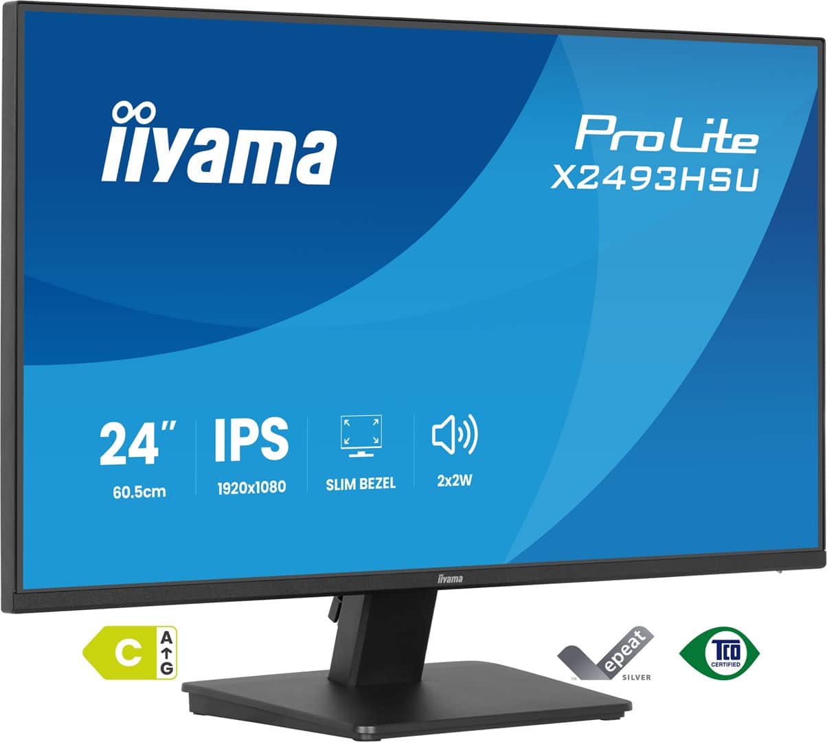 MONITOR IIYAMA LED 23,8" X2493HSU-B1 120Hz — zdjęcie 1 z 8
