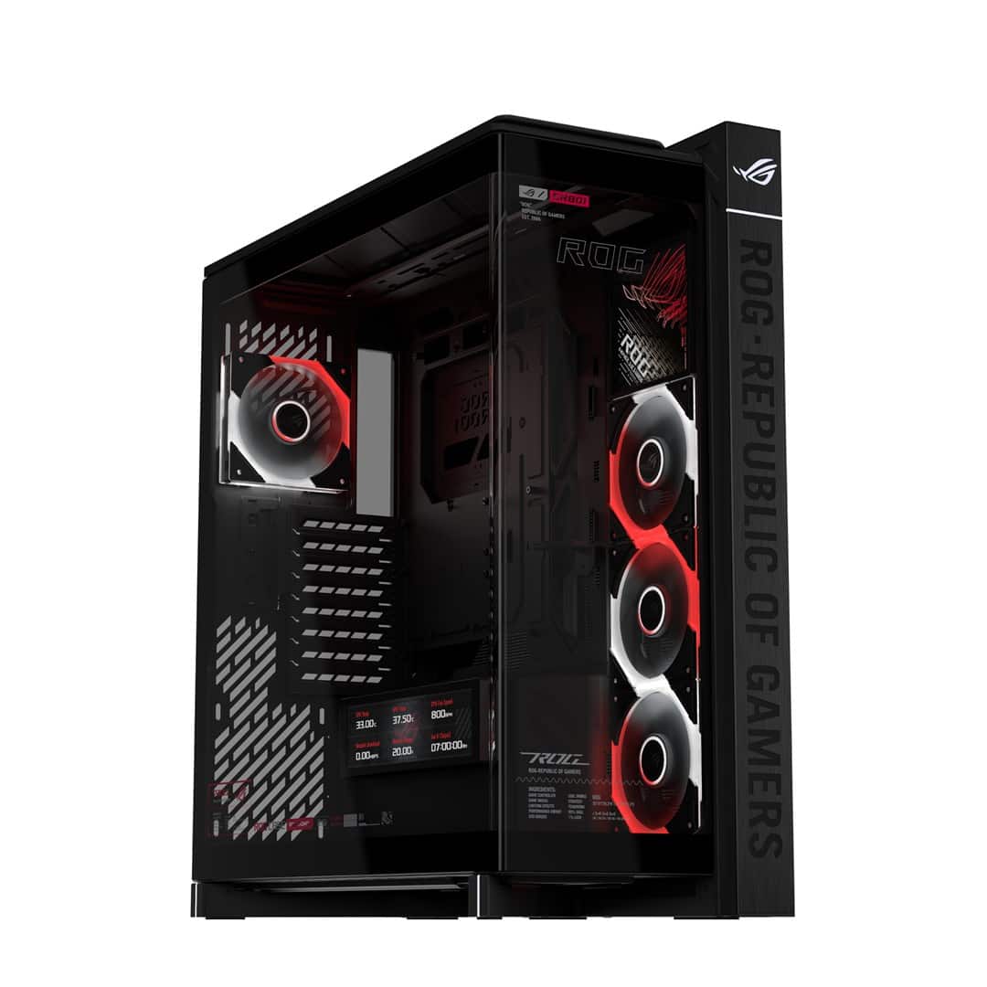 Obudowa Asus ROG Cronox GR801 Curve TG ARGB Black — zdjęcie 1 z 8