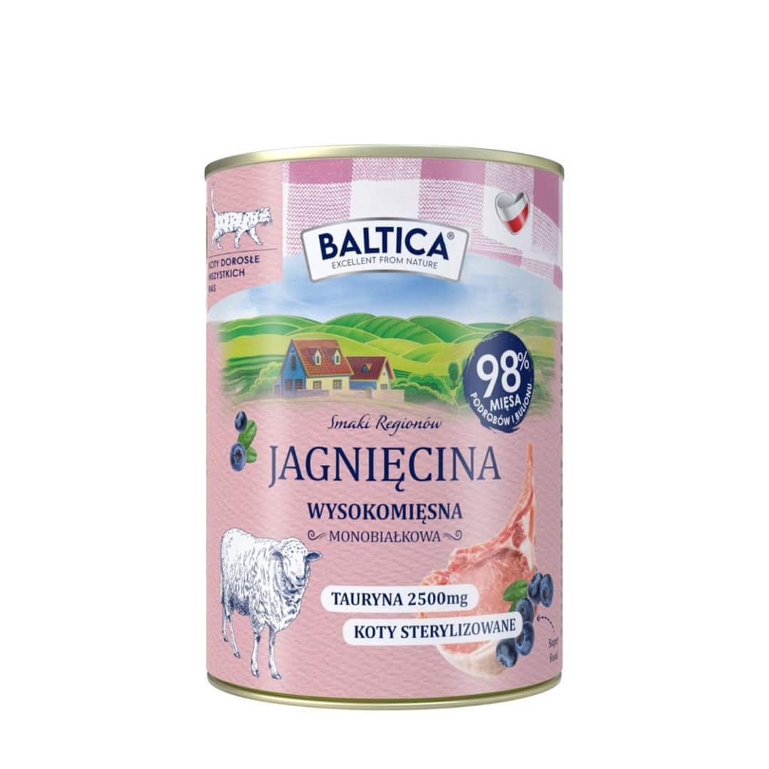BALTICA SMAKI REGIONÓW Kot dorosły Jagnięcina 400g — zdjęcie 1 z 3