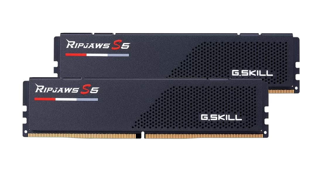G.SKILL RIPJAWS S5 DDR5 2X32GB 6800MHZ CL32 XMP3 BLACK F5-6800J3445G32GX2-RS5K — zdjęcie 1 z 4