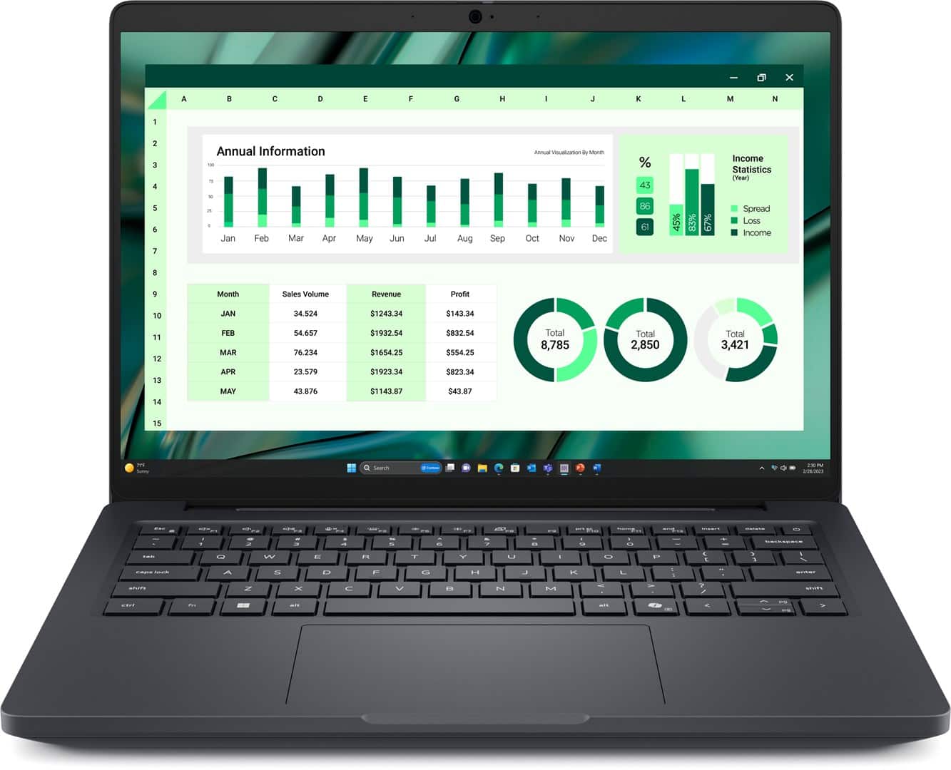 Dell Pro Max 14 MC14250 Ultra 7 265H 14.0"FHD+ IPS 300nits Matt 16GB LPDDR5x SSD512 RTX PRO 500_6GB Cam 2,0 Mpix W11Pro 3Y Pro Support — zdjęcie 1 z 8
