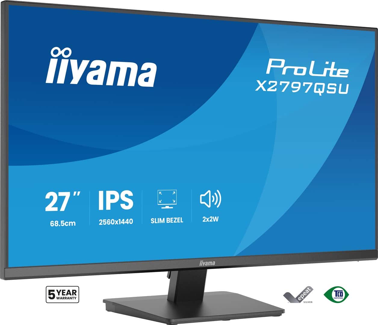 MONITOR IIYAMA LED 27" X2797QSU-B1 — zdjęcie 1 z 8