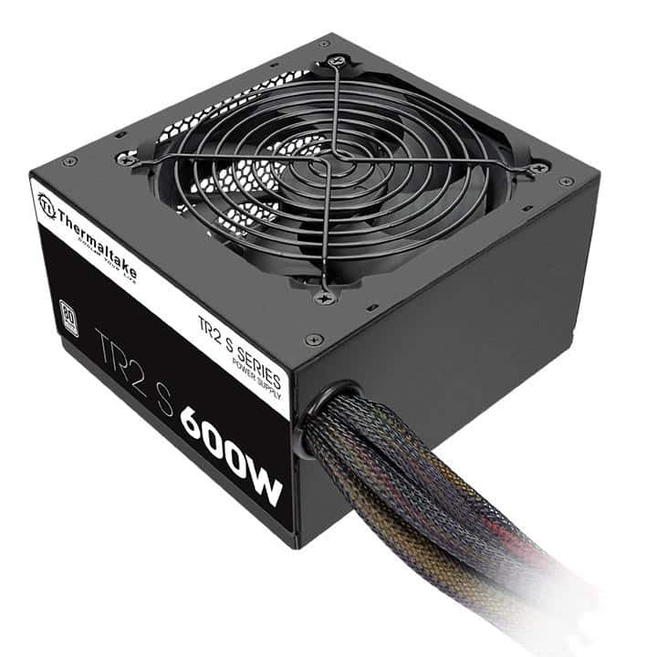 THERMALTAKE TR2 S 600W 80+ SINGLE RAIL DC-DC PŁASKIE KABLE PS-TRS-0600NPCWEU-2 — zdjęcie 1 z 5