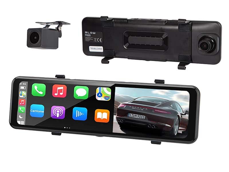 BLOW REJESTRATOR VIDEO BLACKBOX DVR F620 CARPLAY ANDROID AUTO LUSTERKO + KAMERA TYŁ — zdjęcie 1 z 7