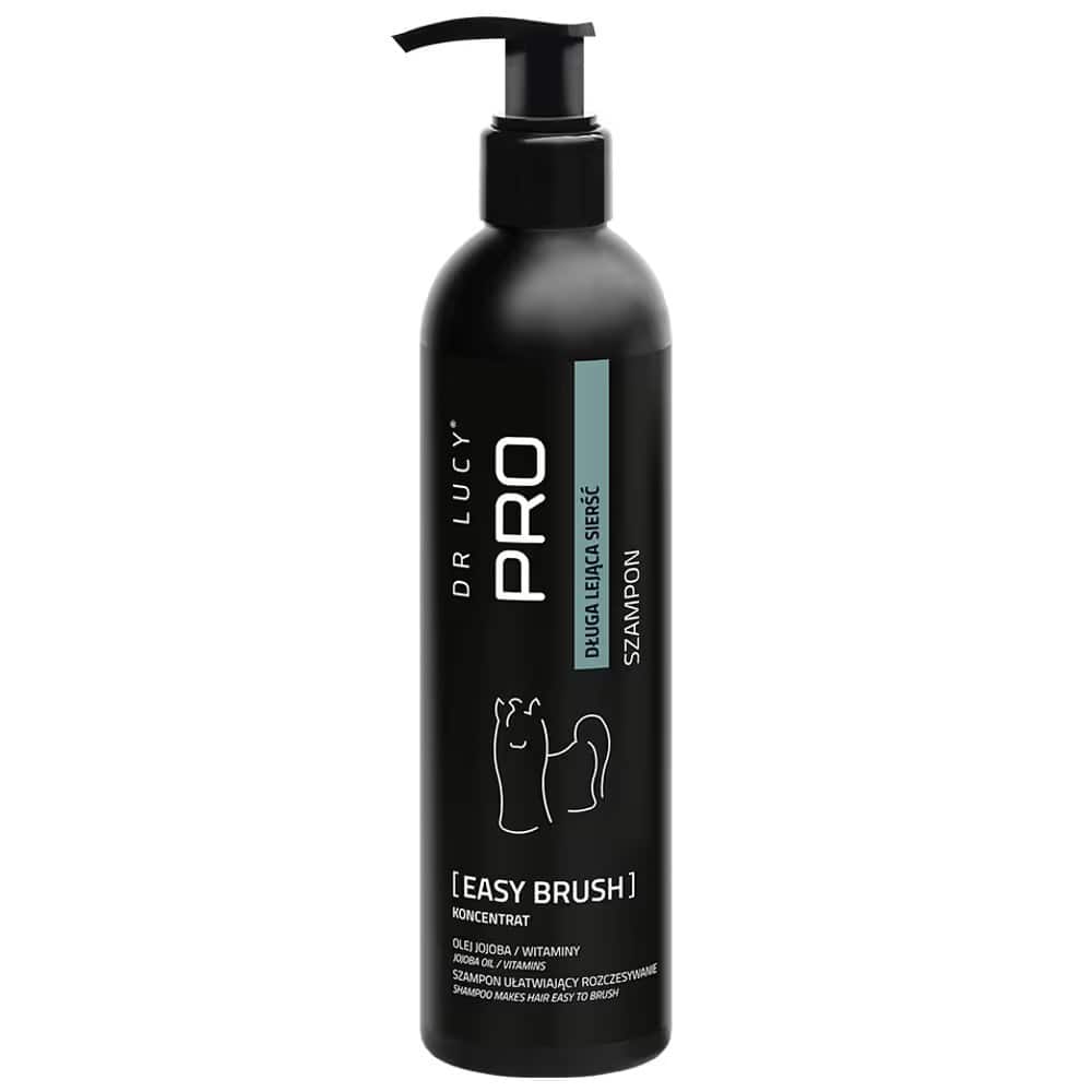 DR LUCY SZAMPON PRO EASY BRUSH 250 ML KONCENTRAT DLA PSA DO DŁUGIEJ SIERŚCI